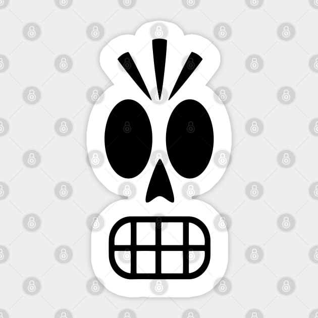 Manny Calavera Grim Fandango Sticker by Alfons